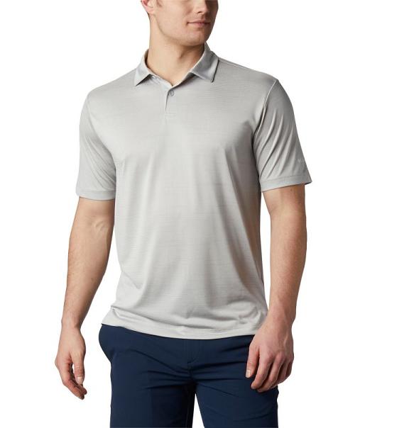 Columbia Omni-Wick Polo Grey For Men's NZ19458 New Zealand